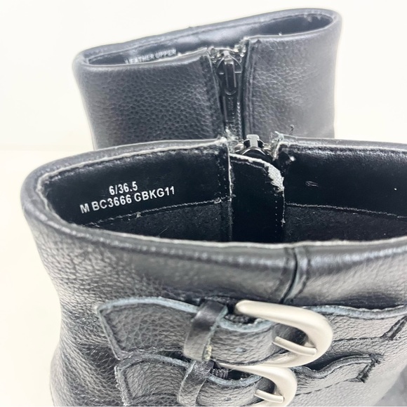 BOC Trapise Ankle Booties Boots Black Leather Side Zip Size 6 / 36.5 - Picture 12 of 16